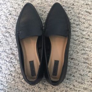 Black Flat Loafers